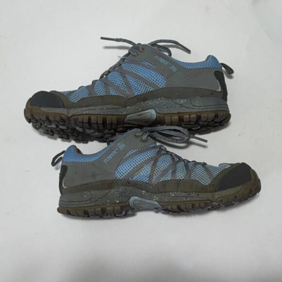 Inov-8 Terroc 308 Women’s Trail Running Shoes Size 7.5 Blue Gray Mesh Hiking Sne - Picture 4 of 6